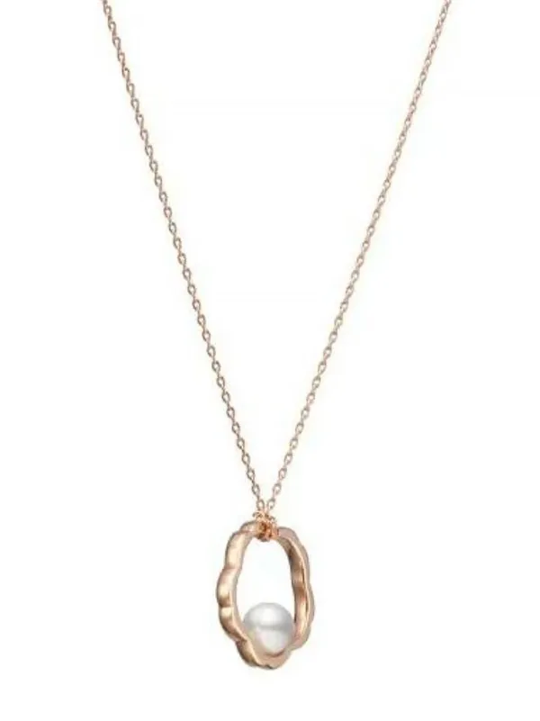 Mikimoto 18kt Rose Gold Pearl Pendant Necklace - Farfetch