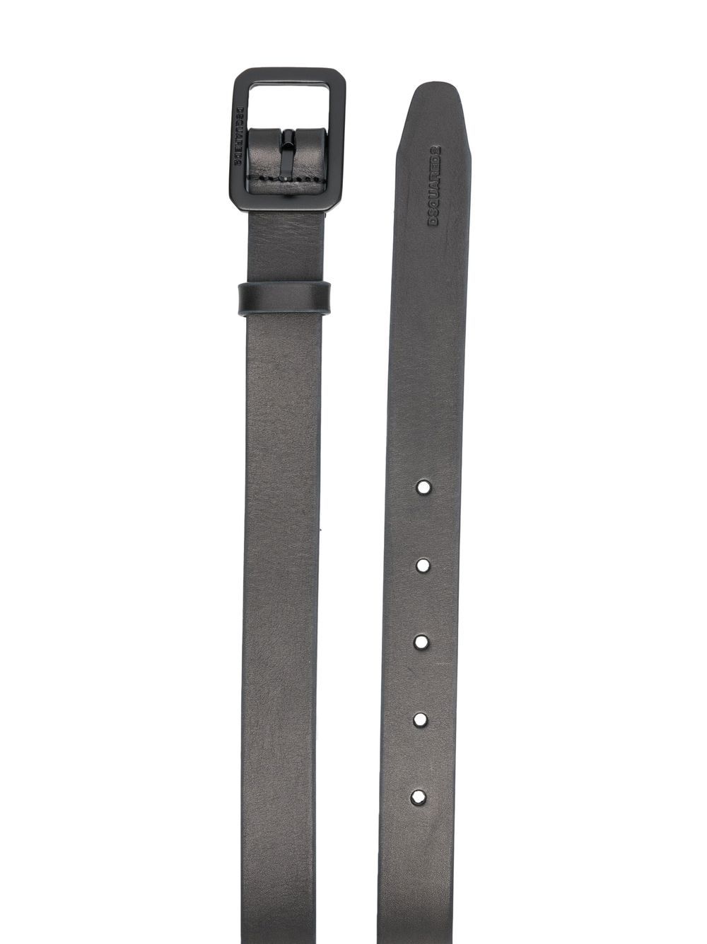 Dsquared2 calf leather belt - Zwart