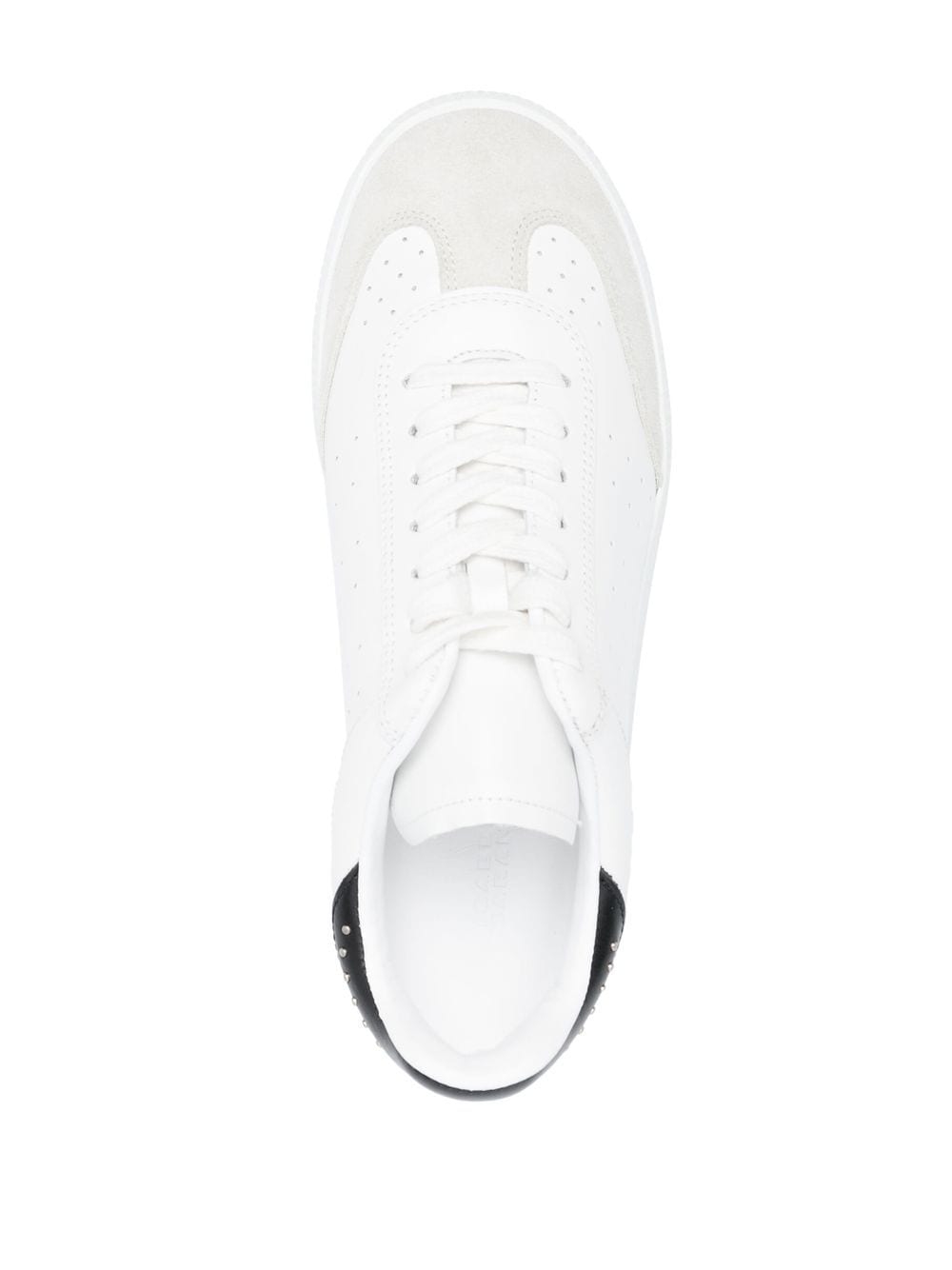 Shop Isabel Marant Logo-print Low-top Sneakers In White