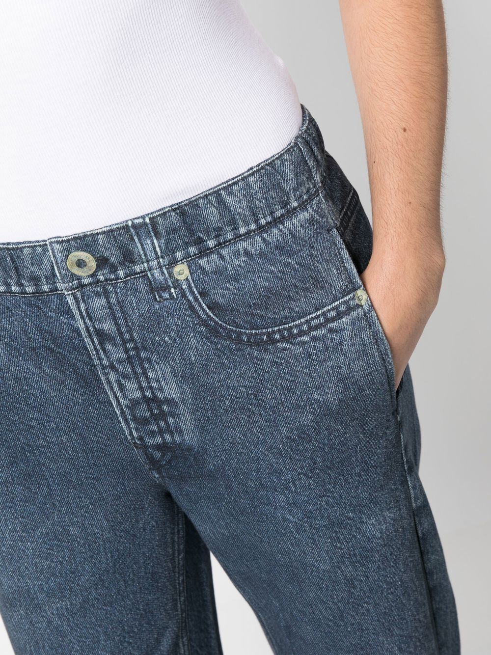 Shop Rag & Bone Miramar Wide-leg Jeans In Blue