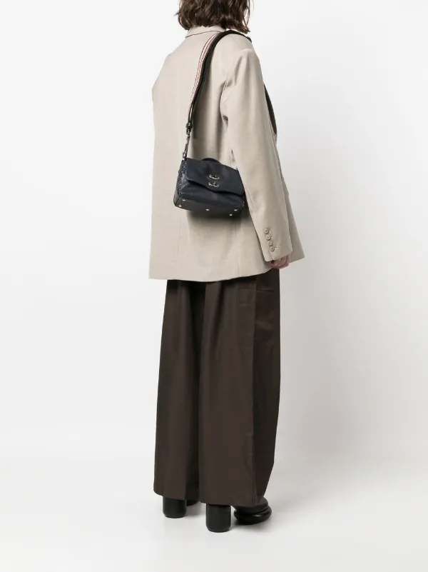 Zanellato Mini Postina Leather Bag | Blue | FARFETCH