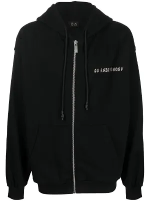 スウェット・トレーナー 44 LABEL Logo hoodie Black 44 LABEL GROUP Hoodies for Men - Shop Now on FARFETCH