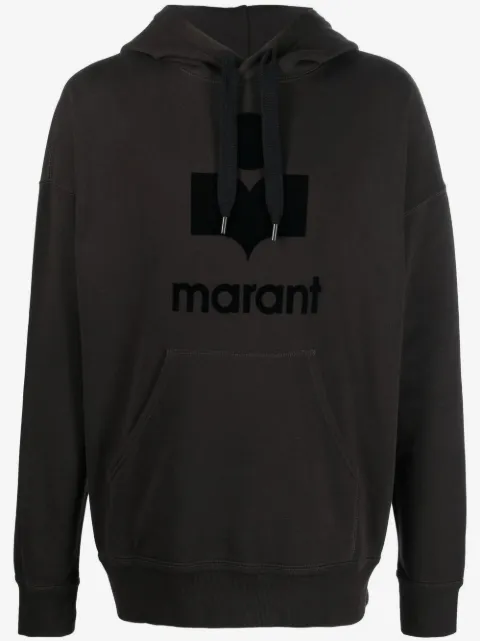 MARANT Miley logo-print hoodie