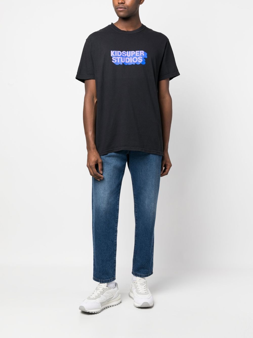 KidSuper T-shirt met logoprint - Zwart