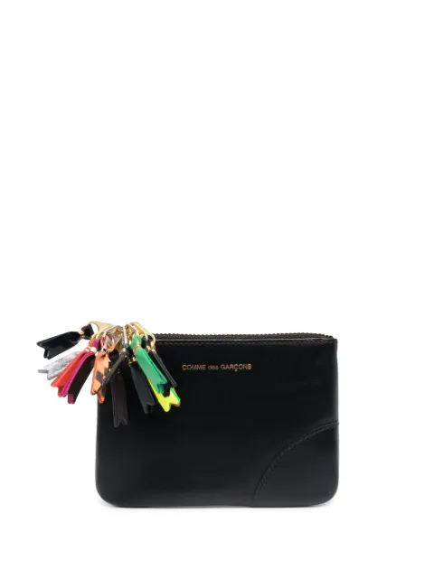 Comme Des Garçons Wallet zip-detailing leather wallet