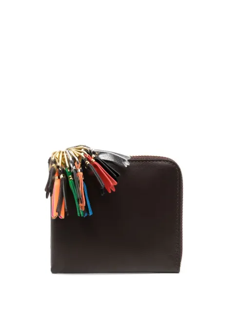 Comme Des Garçons Wallet zip-detailing leather wallet