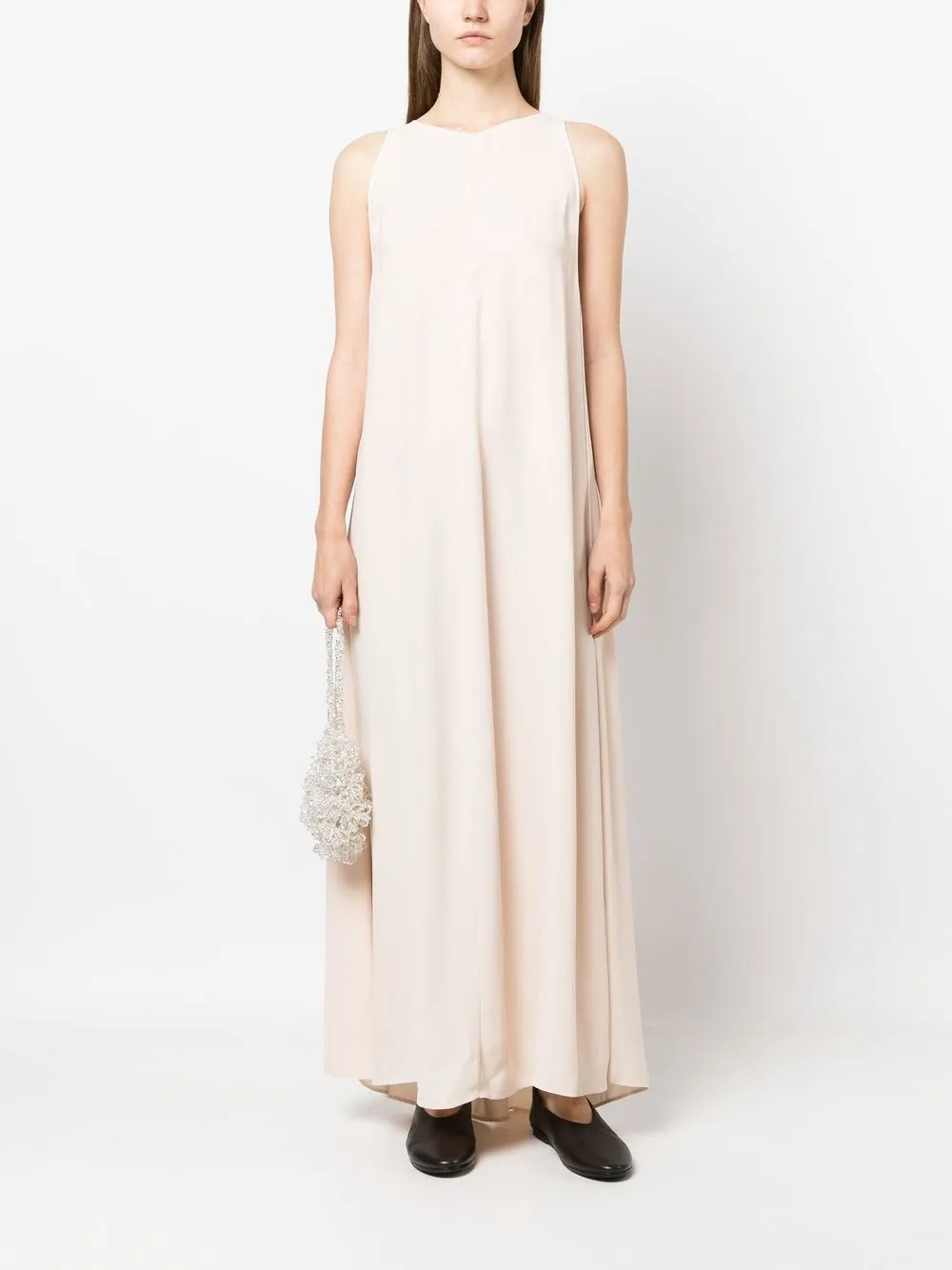 Forte Forte Mouwloze avondjurk - Beige