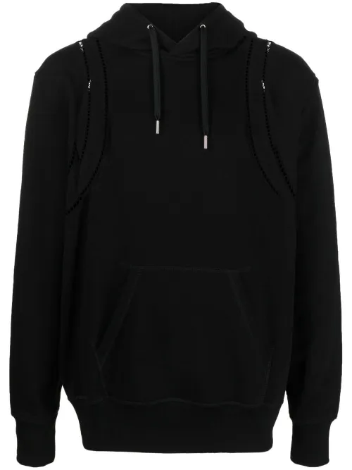 Hoodie en coton à manches longues - Alexander McQueen - Modalova