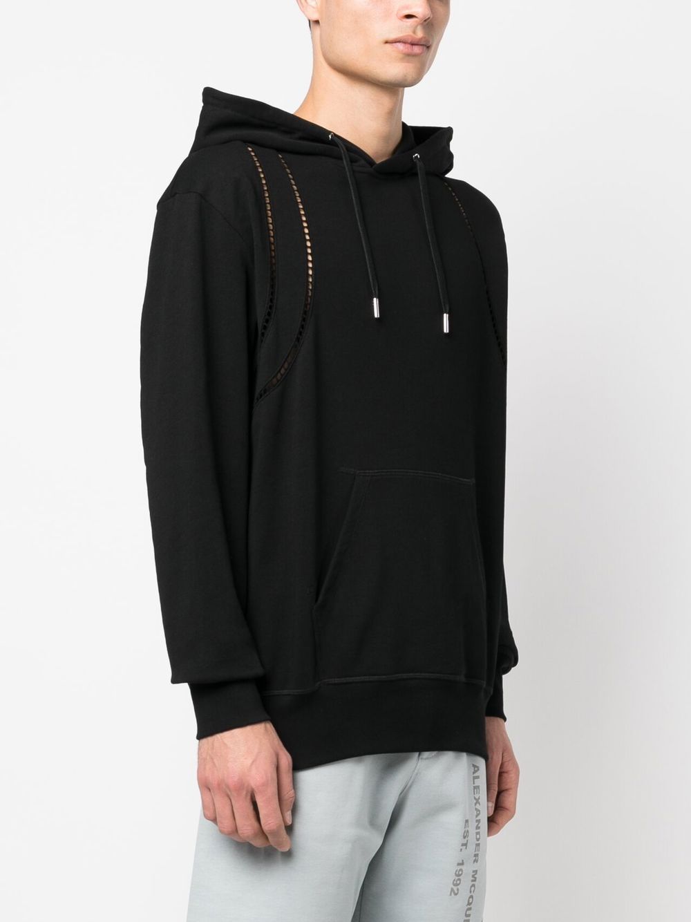 Alexander McQueen long-sleeve cotton hoodie Men