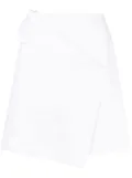 Alexander McQueen asymmetric miniskirt - Neutrals