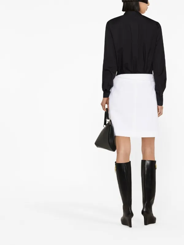 【関税&送料込】Alexander Mcqueen Asymmetrical Mini Skirt Alexander McQueen Asymmetric Mini Skirt | Black | FARFETCH