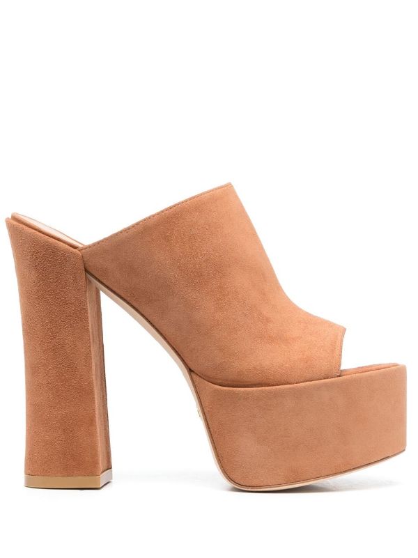 Stuart weitzman store suede mules