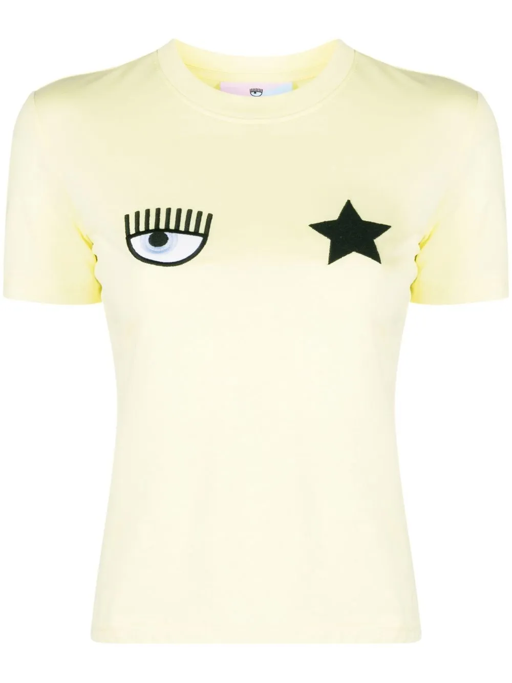 

Chiara Ferragni Eye Star cotton T-shirt - Yellow