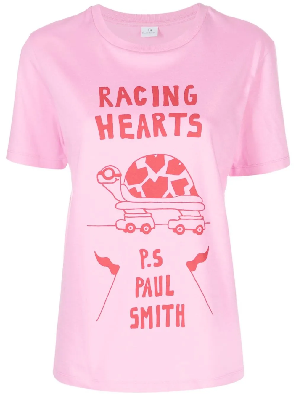 

PS Paul Smith playera manga corta con estampado gráfico - Rosado