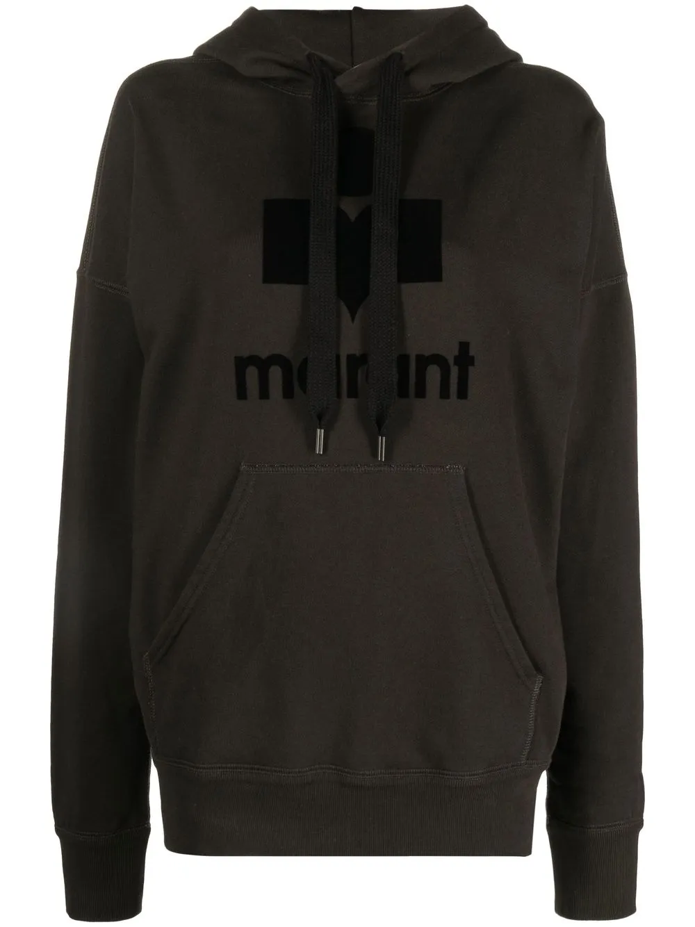 

Isabel Marant Étoile logo print hoodie - Black