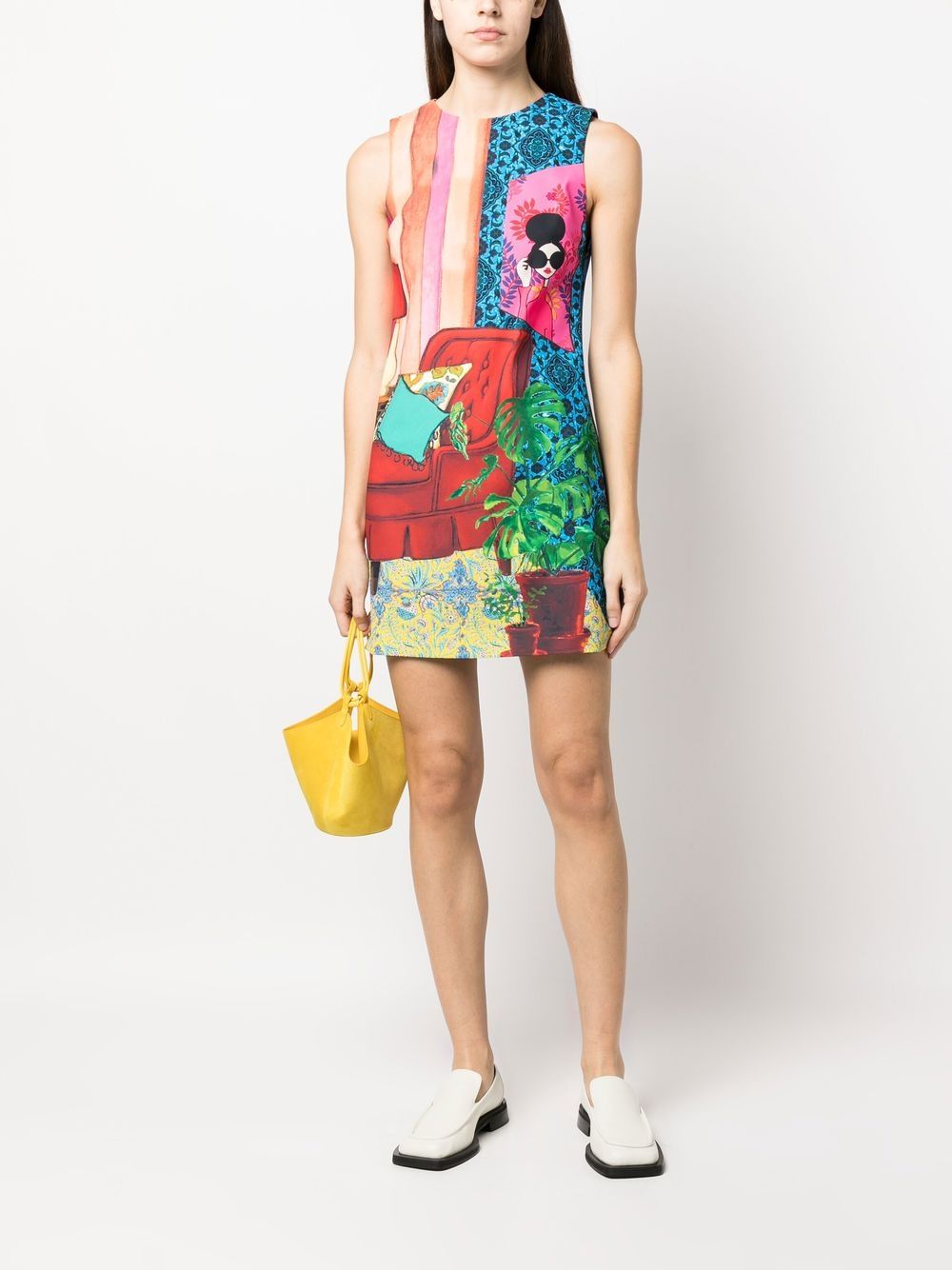 alice + olivia Mini-jurk met print - Oranje