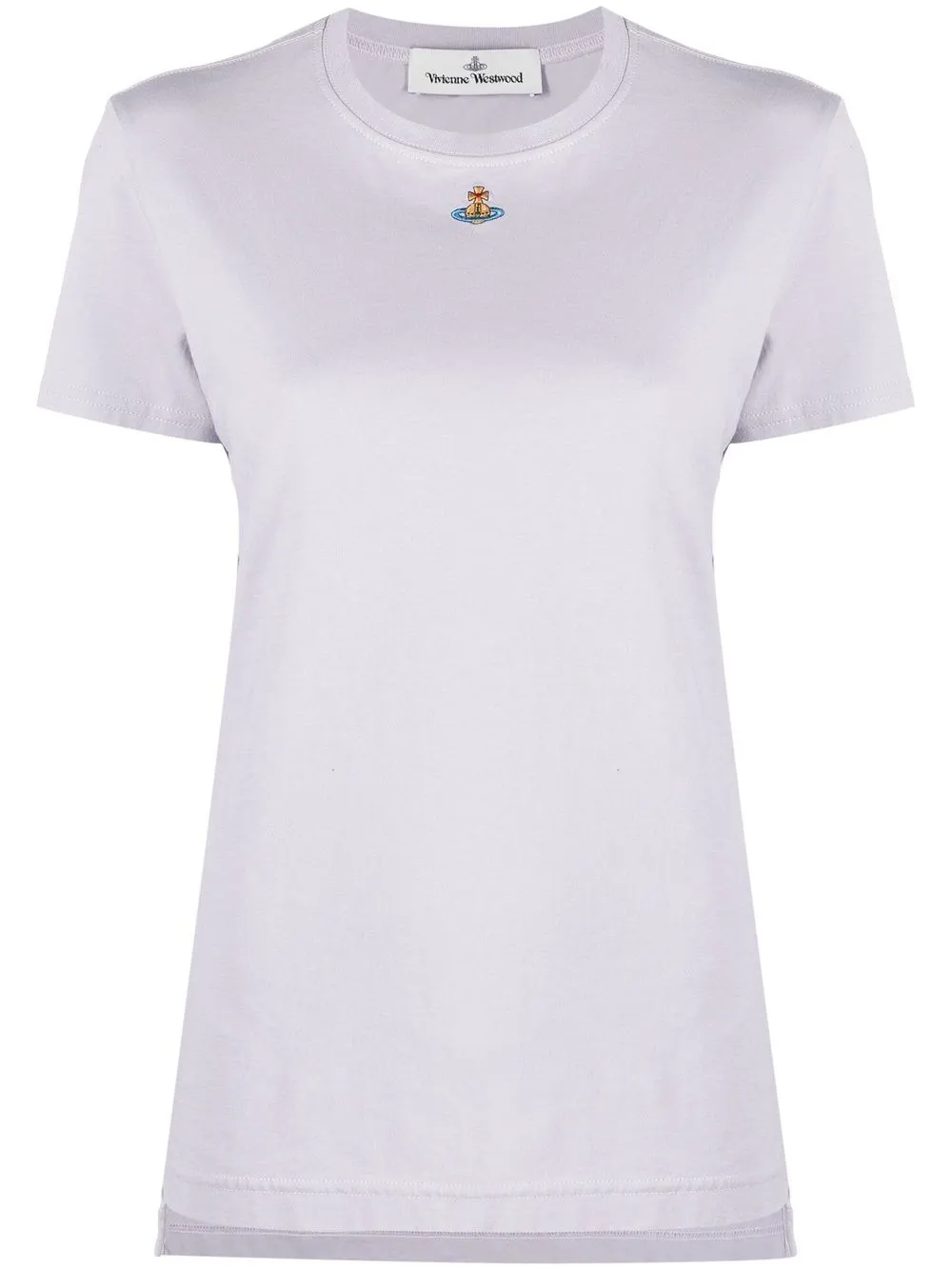 

Vivienne Westwood Orb logo-embroidered T-shirt - Purple