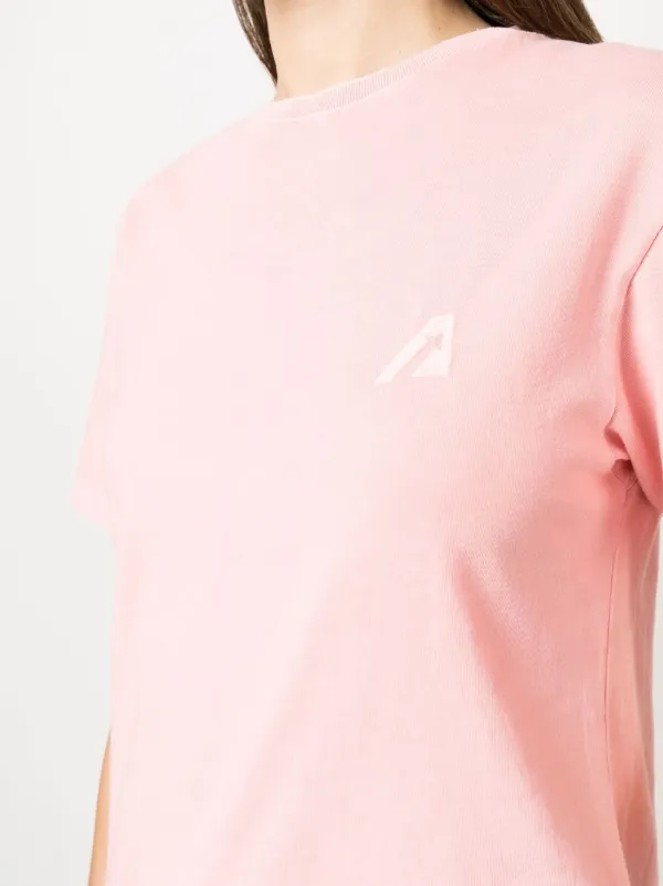 AUTRY オートリー 今期新作 25SS ロゴ Tシャツ トップス ピンク AUTRY オートリー 今期新作 25SS ロゴ Tシャツ トップス ピンク