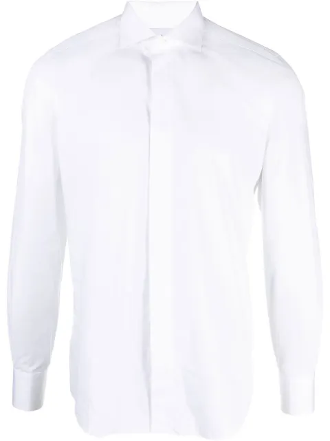 D4.0 long-sleeve cotton shirt