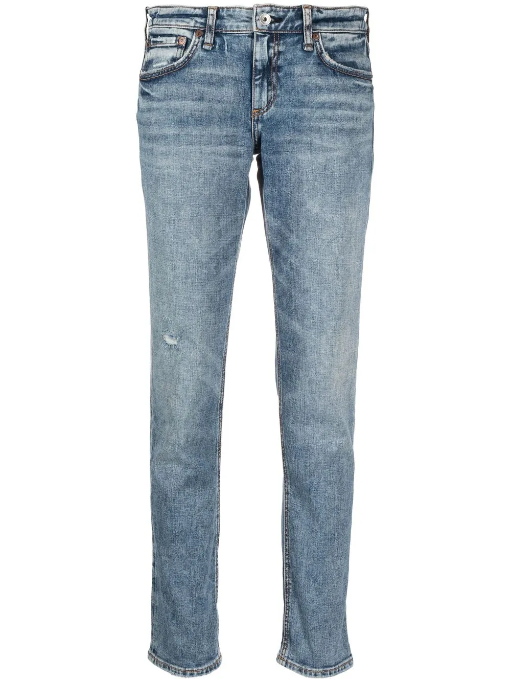 

rag & bone slim-fit cropped jeans - Blue