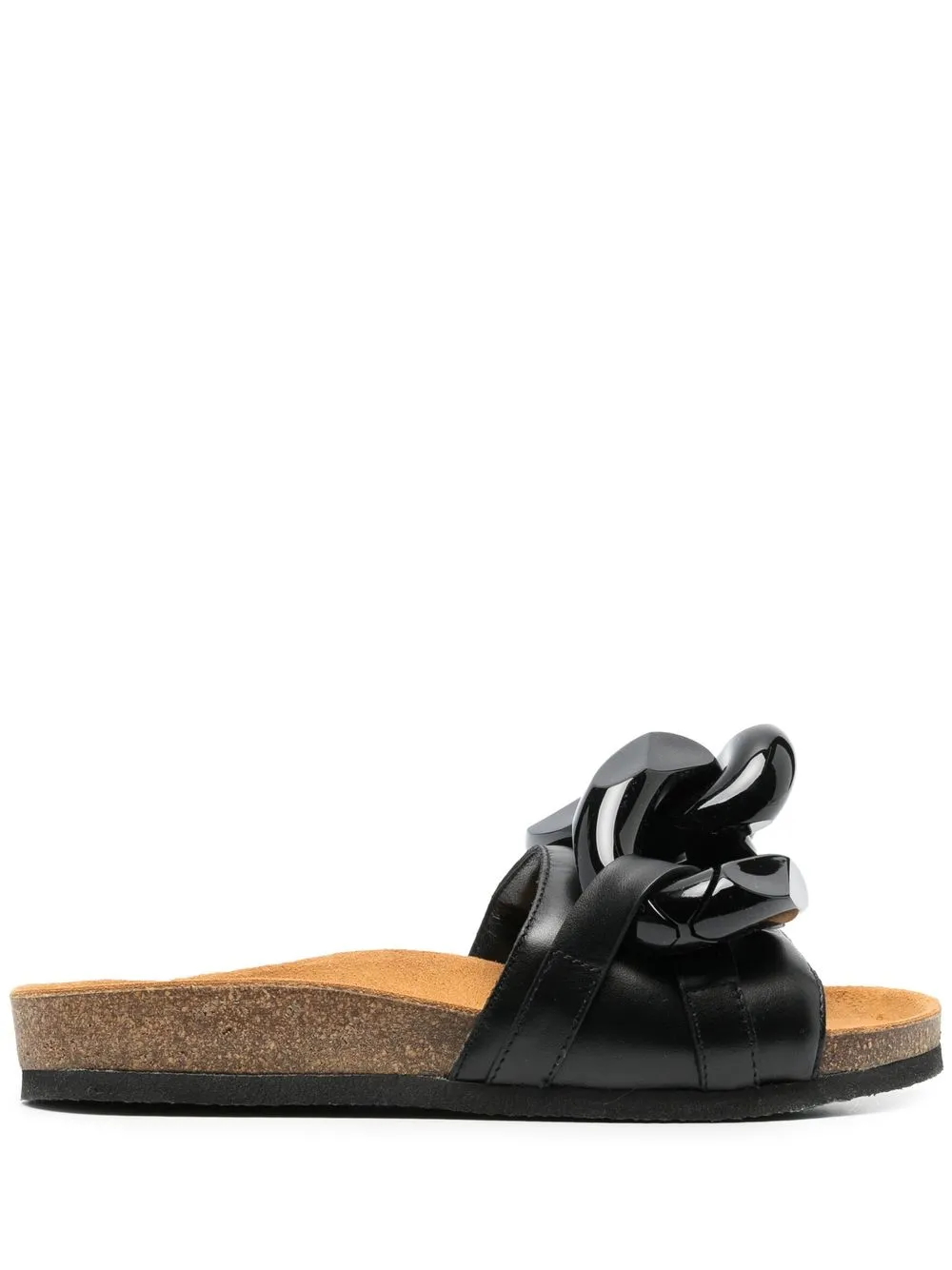 

JW Anderson chain-link detail slides - Black