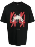 44 LABEL GROUP logo-print detail T-shirt - Black