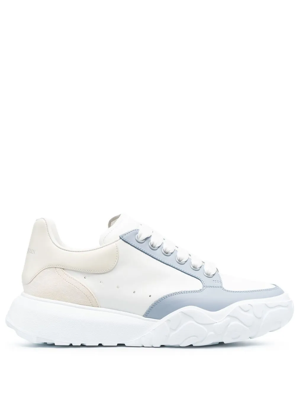 

Alexander McQueen colour-block panelled sneakers - White