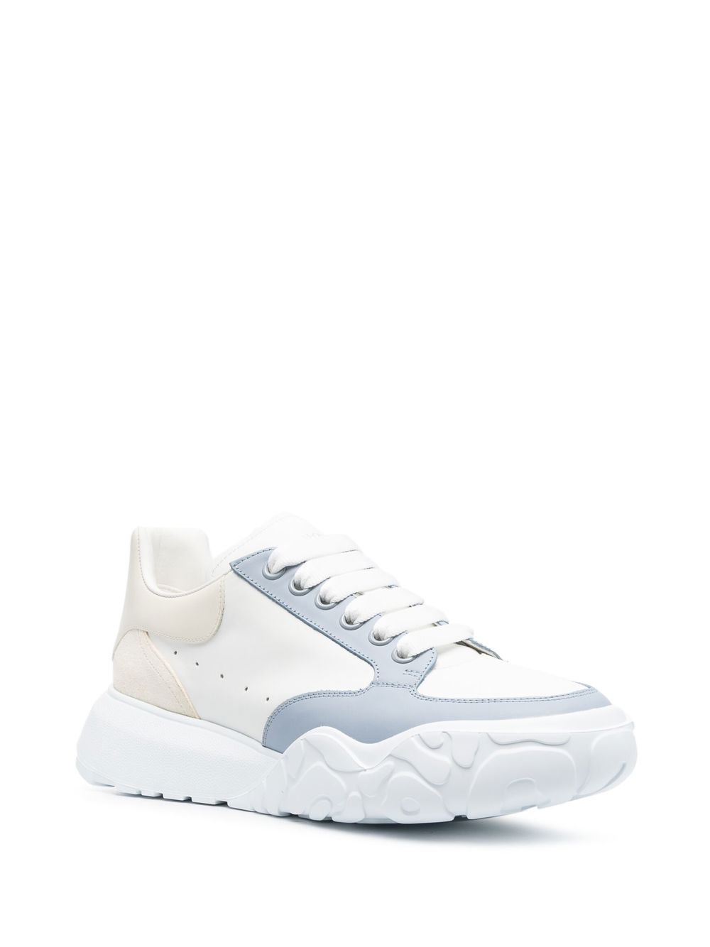 Alexander McQueen Sneakers met colourblocking - Wit