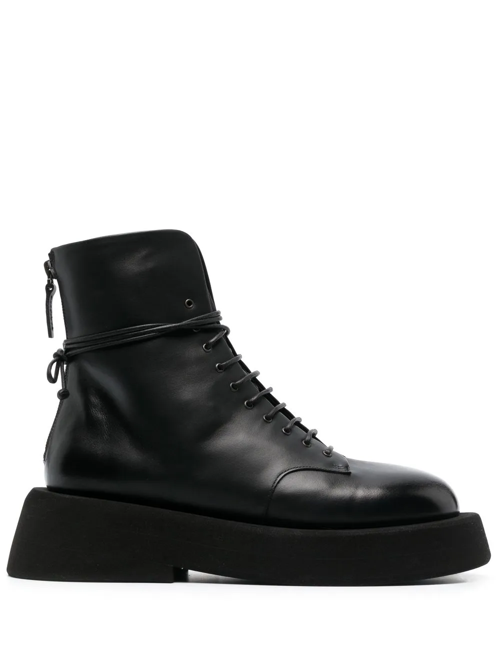 

Marsèll botas con agujetas - Negro