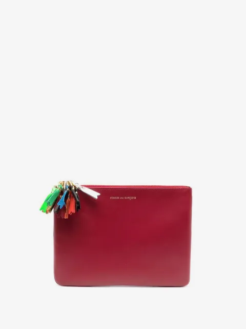 Comme Des Garçons Wallet portefeuille zippé en cuir