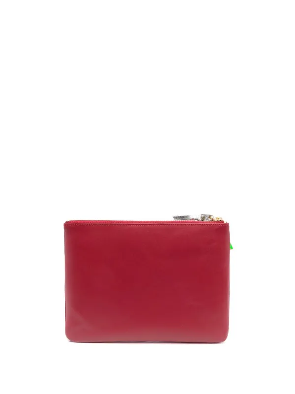 【関税込み】Comme des Garcons Wallets レッド Classic ポーチ COMME des GARCONS Classic Pouch in Red | FWRD