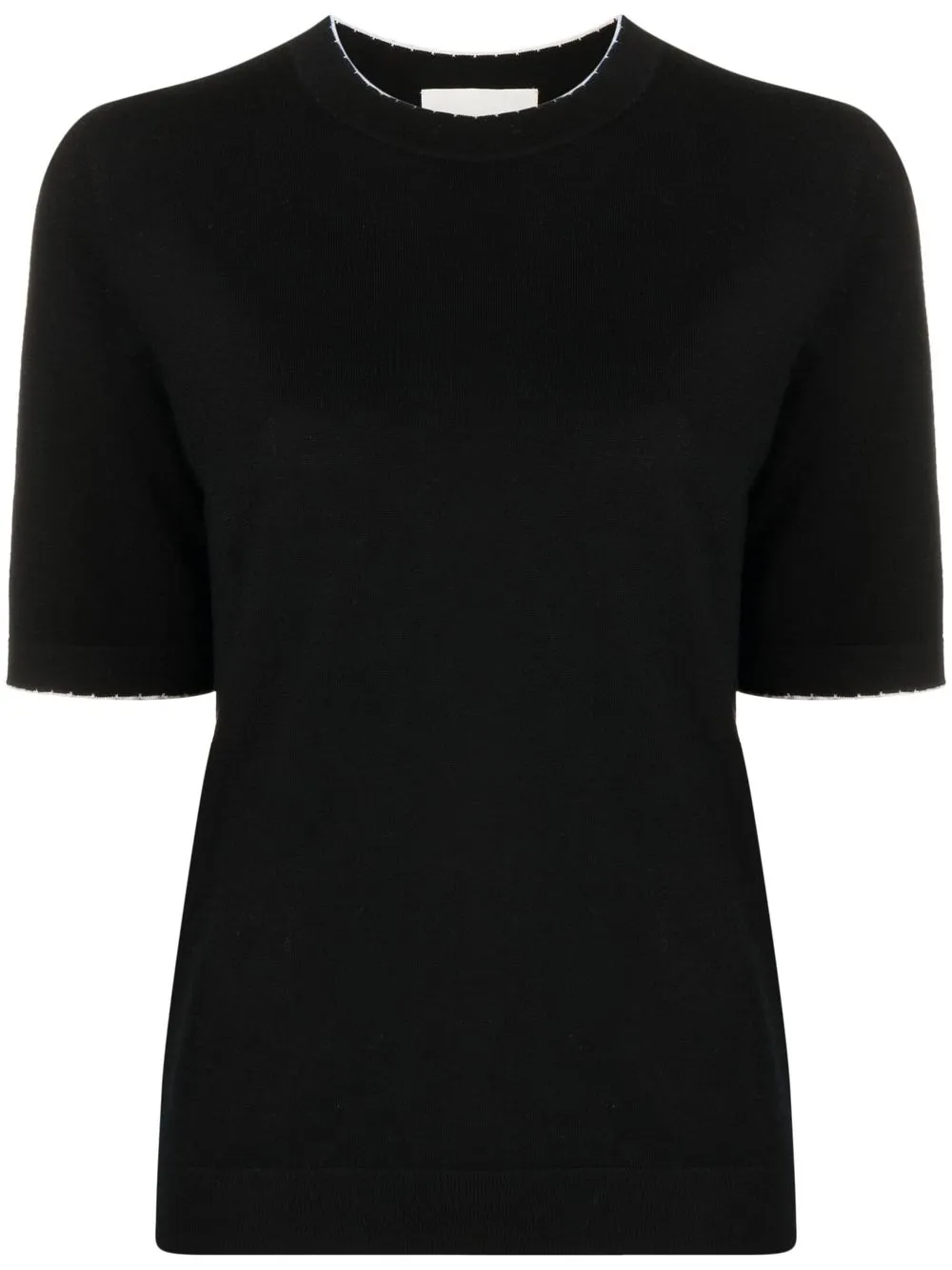 

Lisa Yang short-sleeve cashmere top - Black