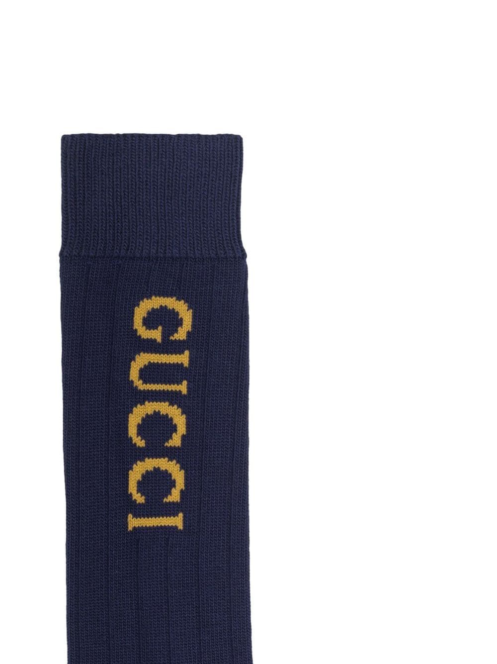 Gucci Intarsia sokken - Blauw