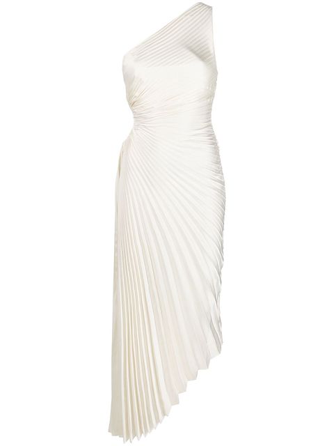 A.L.C. cut-out pleated maxi dress