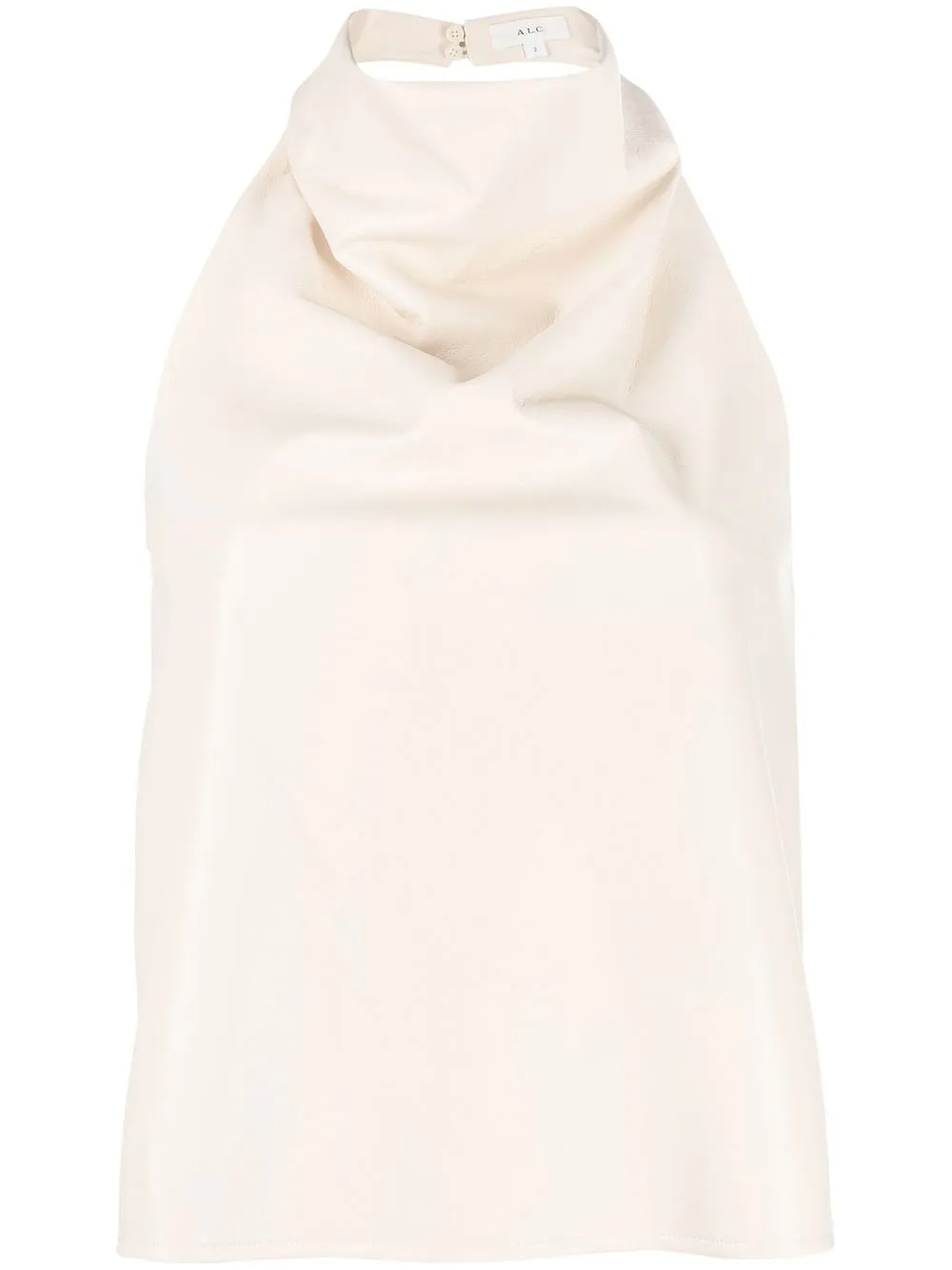 

A.L.C. high neck sleeveless blouse - Neutrals