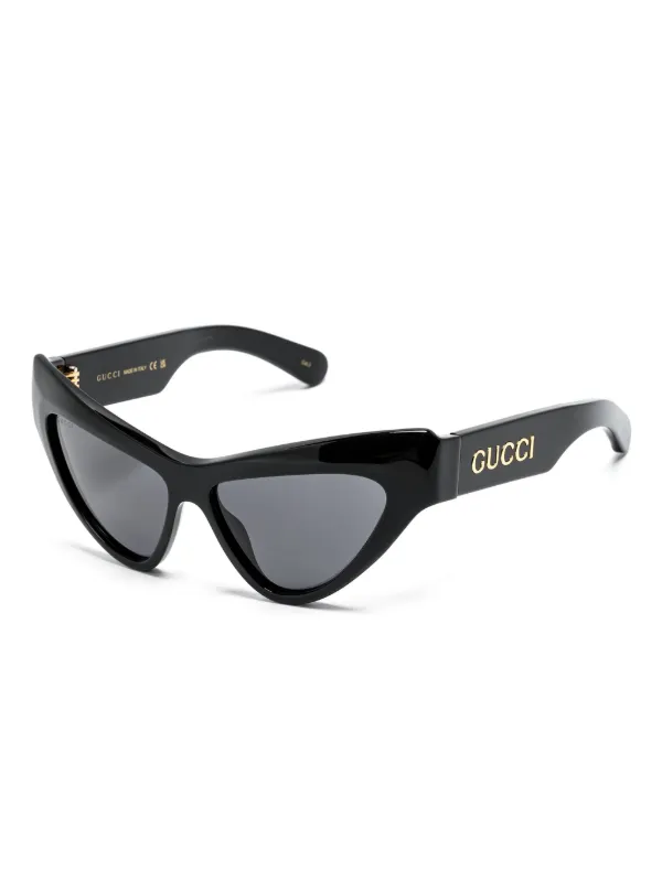 Gucci Eyewear cat eye Frame Sunglasses Black FARFETCH AE