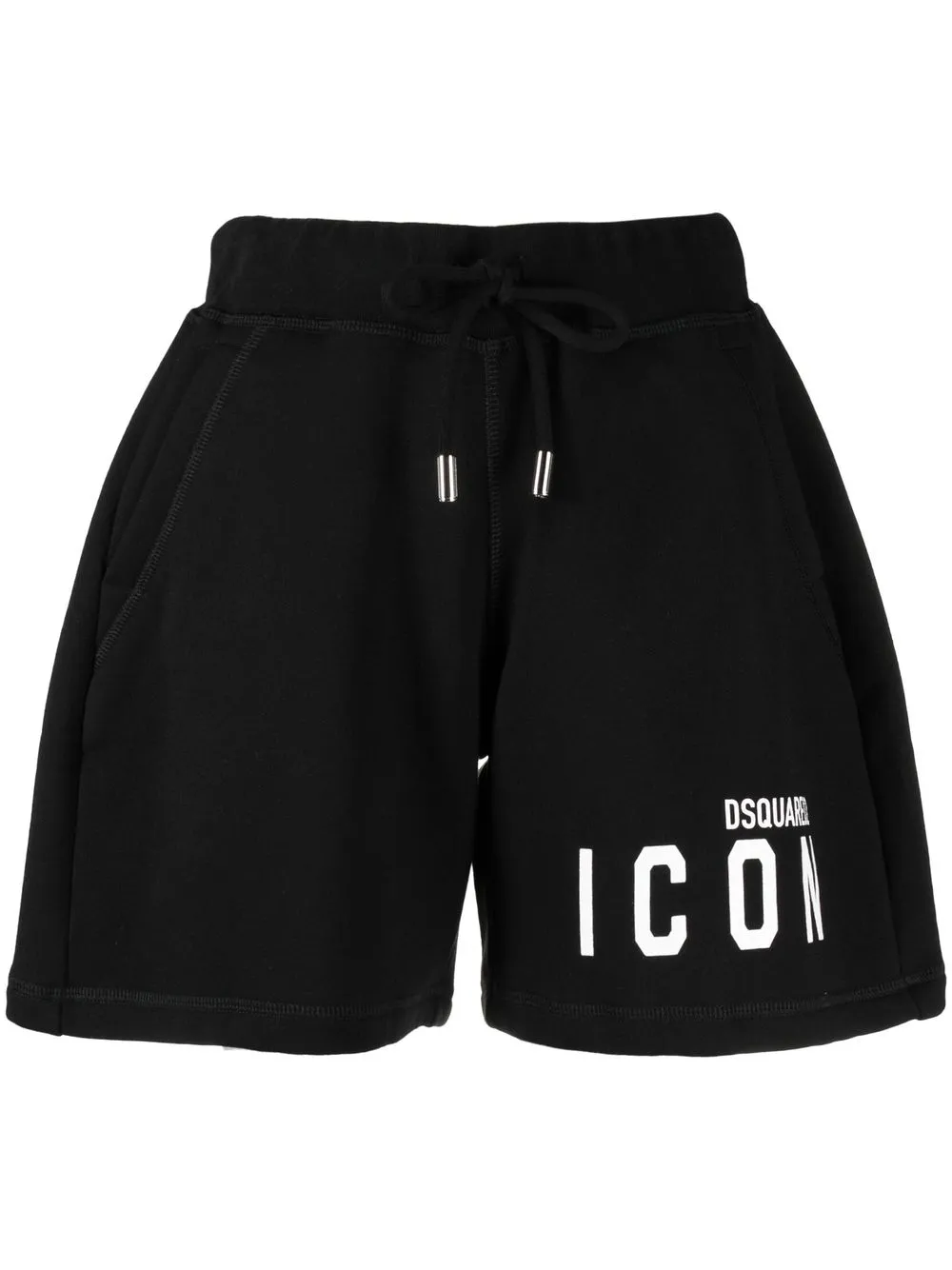 logo-print track shorts