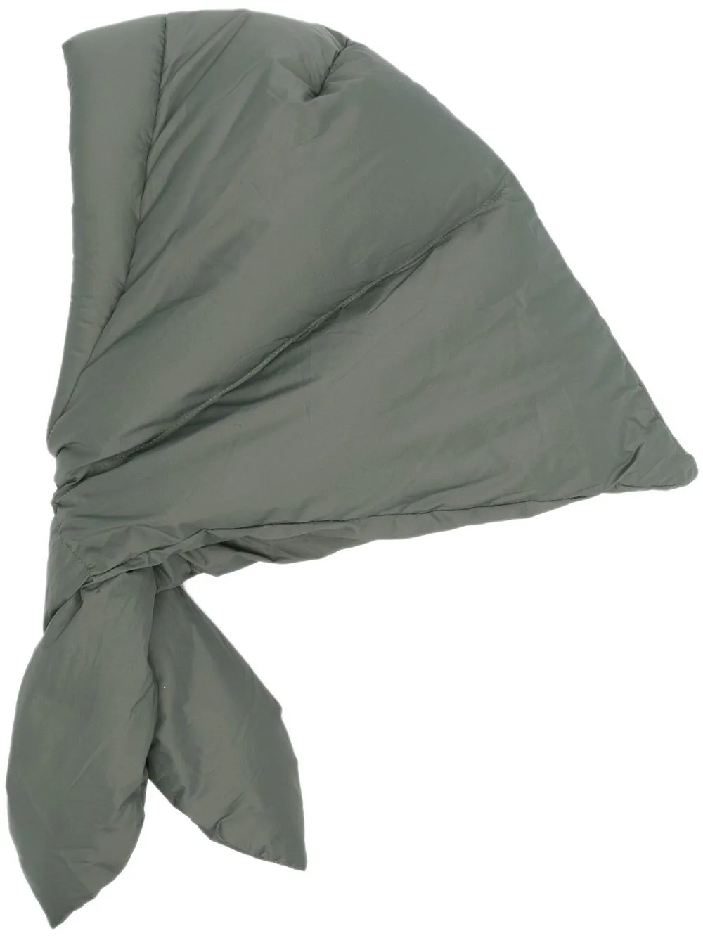 

Ienki Ienki Hustka logo-print hood - Green