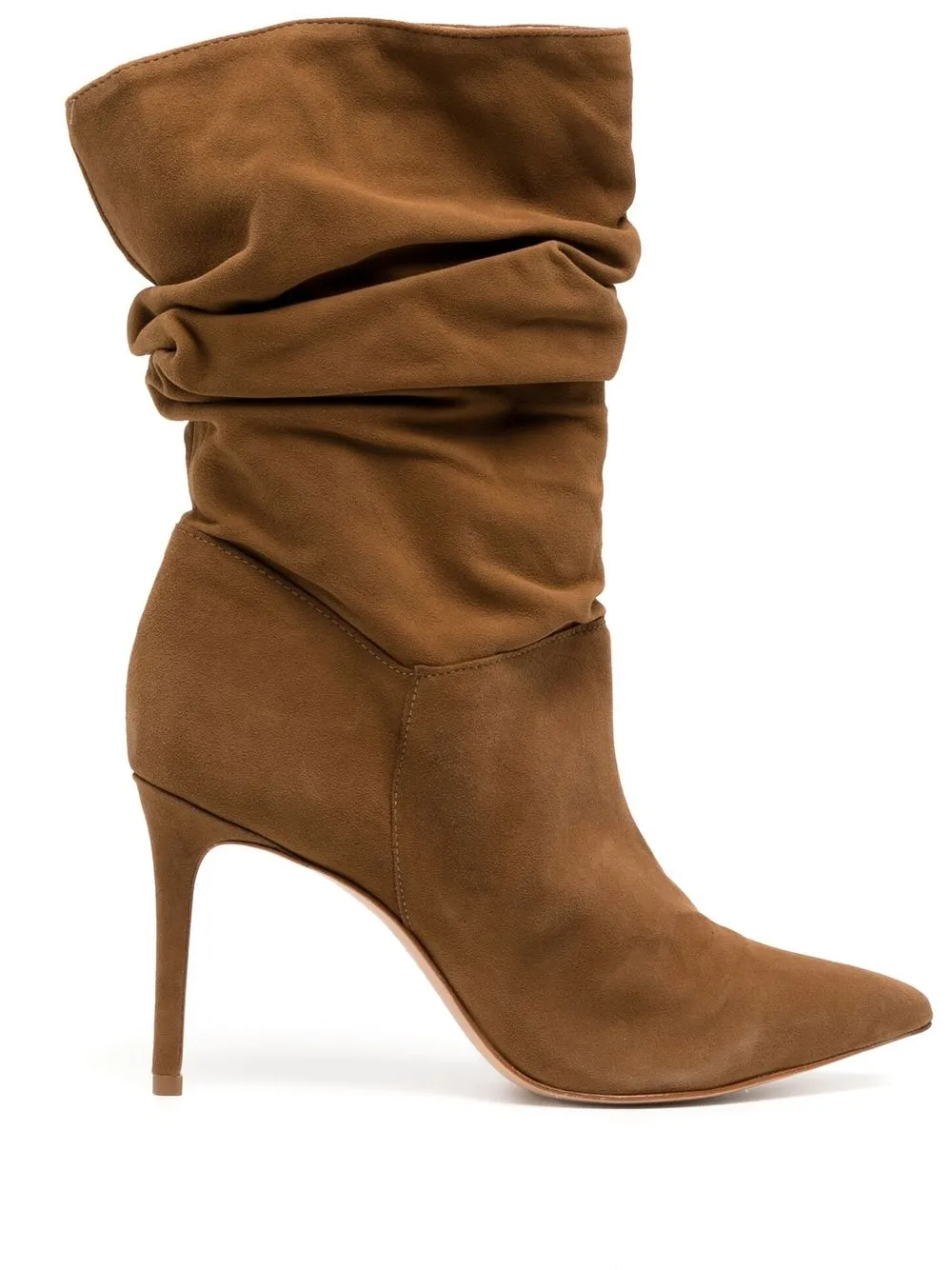 

Schutz 90mm suede calf-length boots - Brown