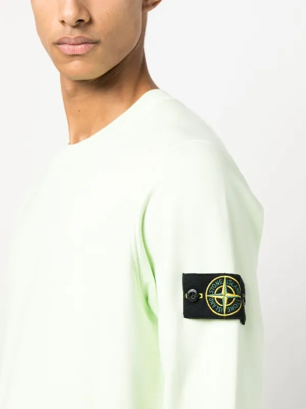 Stone Island Compass-patch crew-neck Sweatshirt - Farfetch