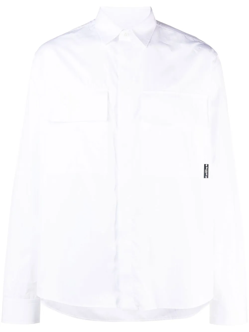 

Balmain chest flap-pocket detail shirt - White