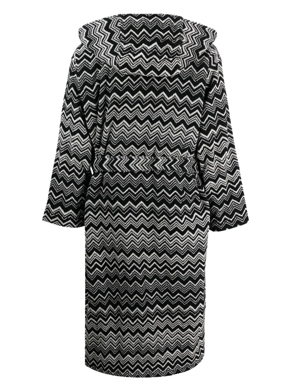 Missoni Zigzag Belted Bathrobe - Zwart