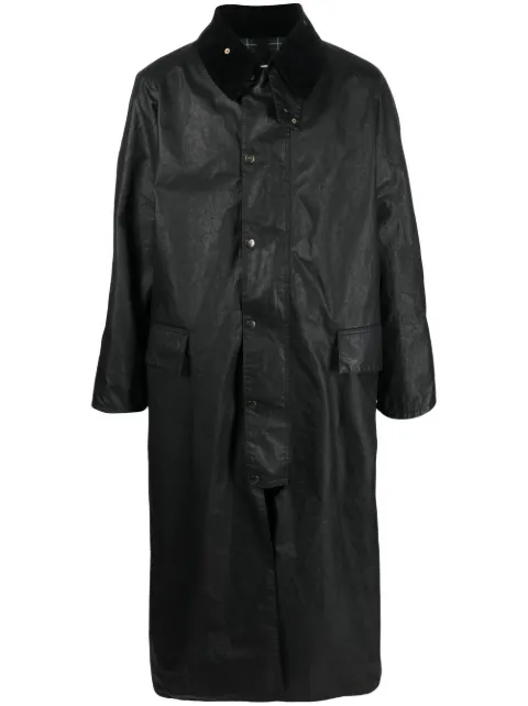 Maison Margiela waxed trench coat