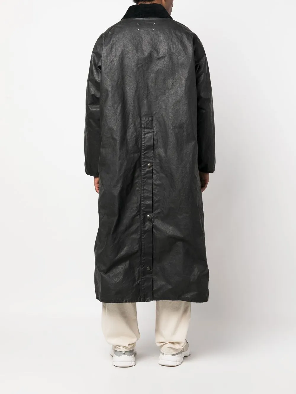 Maison Margiela ワックス トレンチコート | ブラック | FARFETCH JP