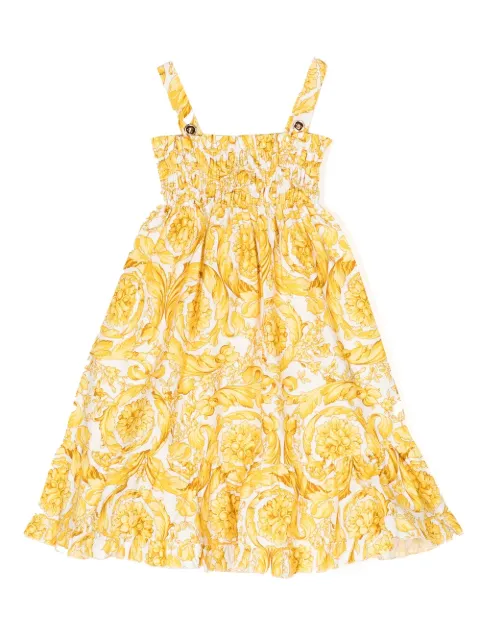 Versace Kids vestido sin mangas con estampado floral
