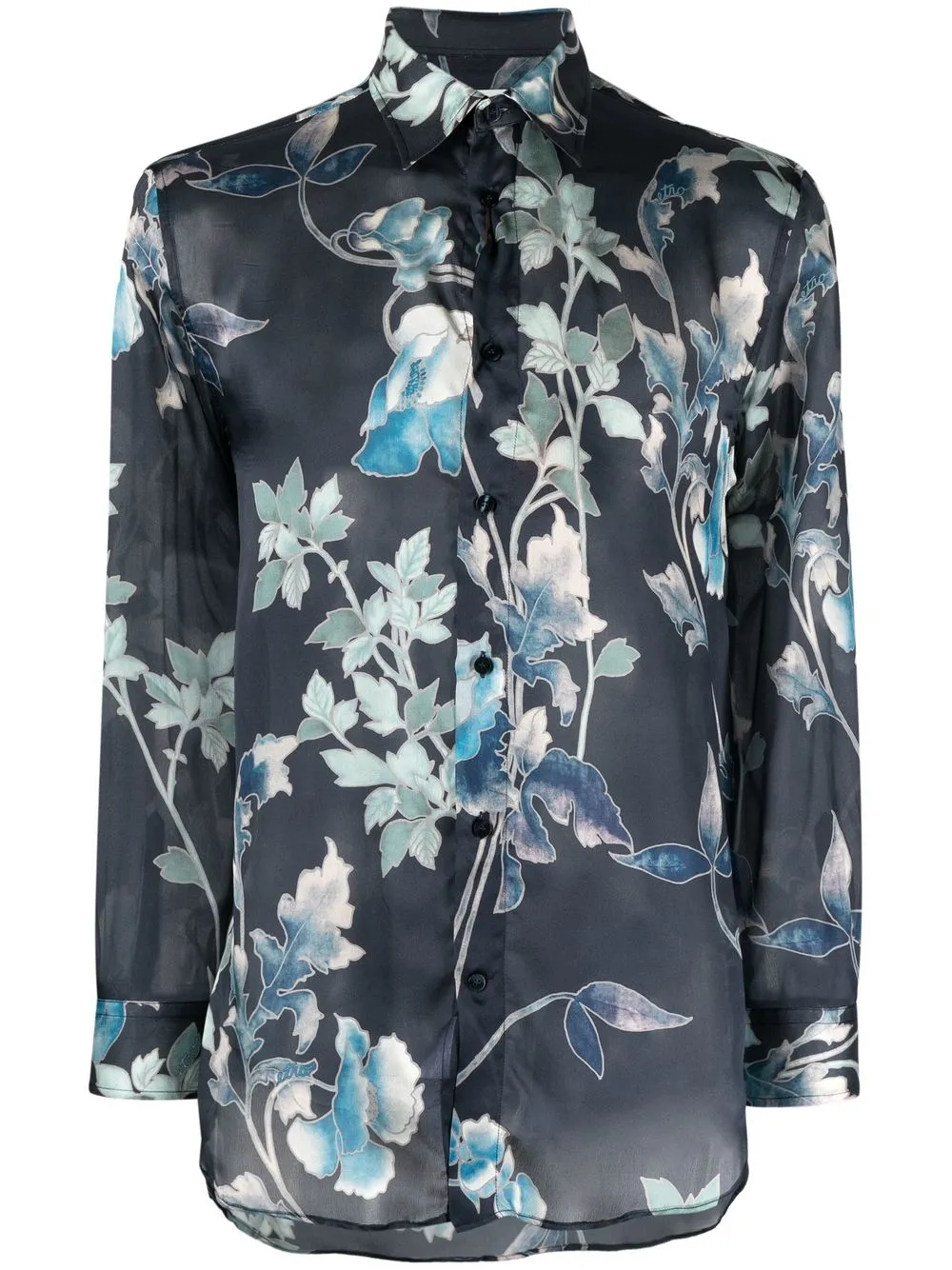 

ETRO camisa con estampado floral - Azul