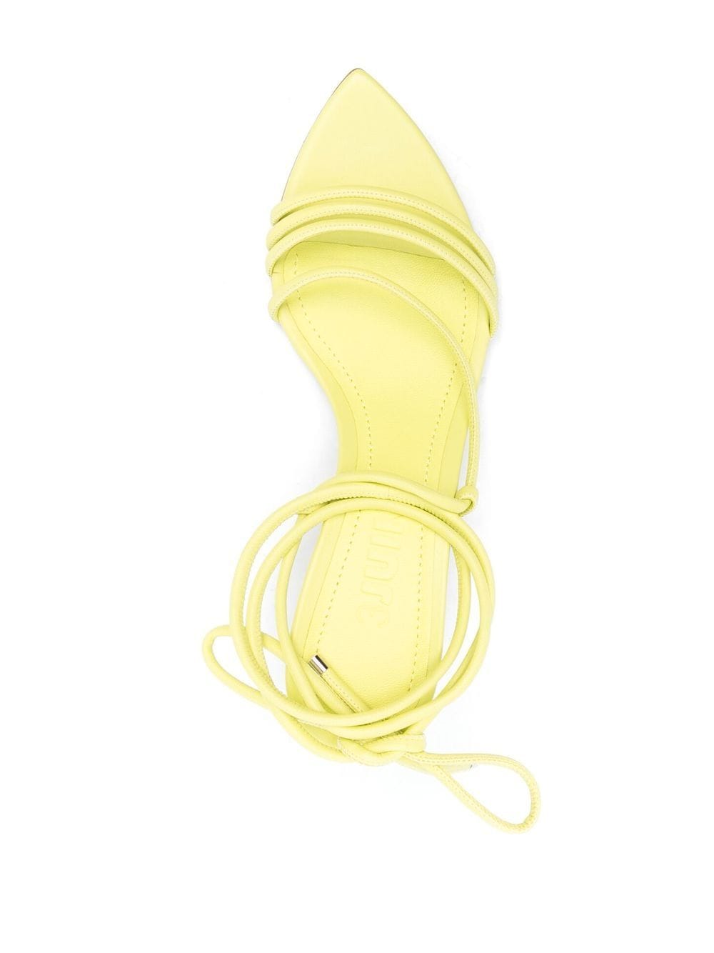 Shop 3juin 60mm Ankle Tie-fastening Sandals In Grün