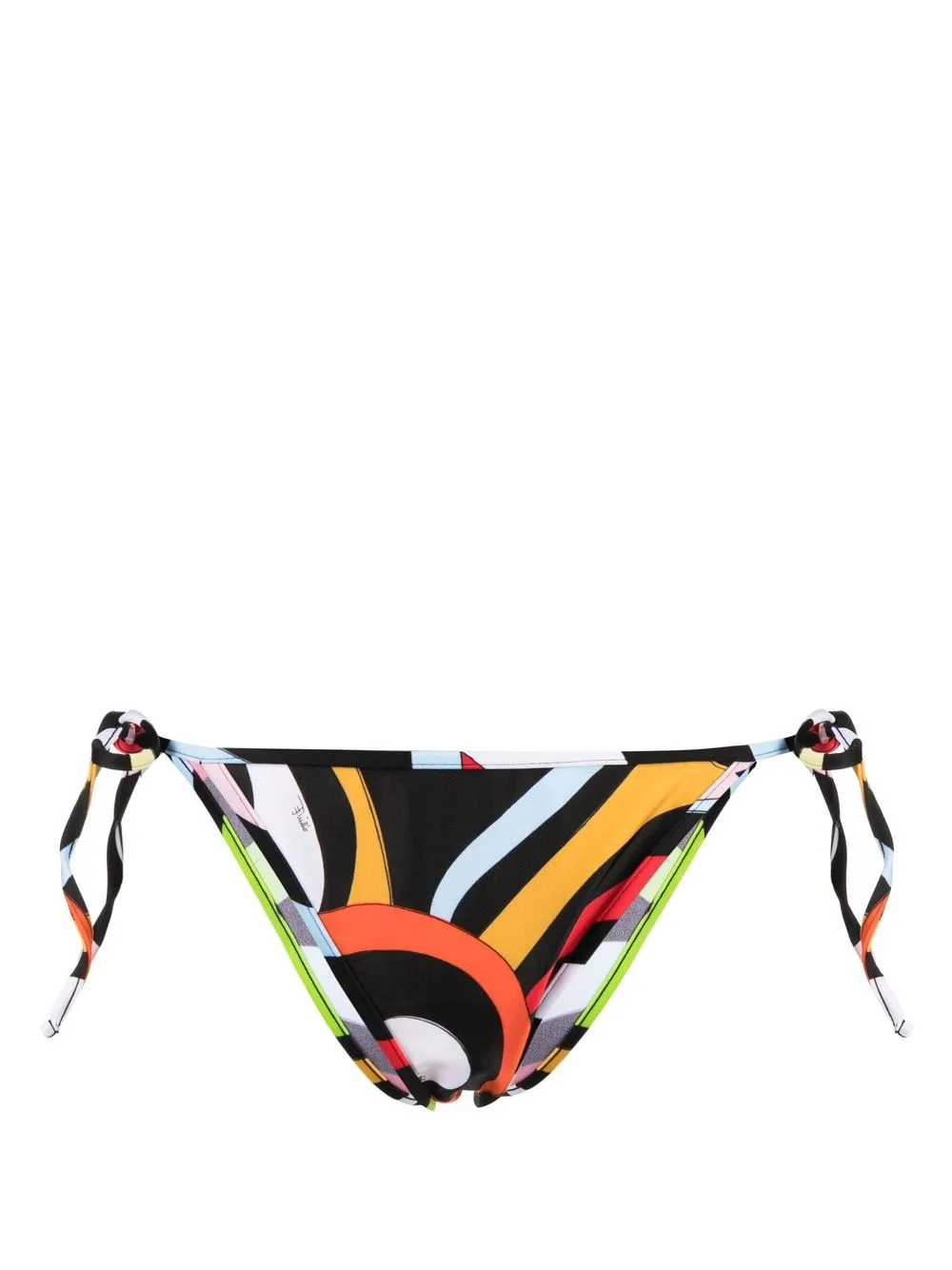 

PUCCI wave-print tied bikini bottoms - Black