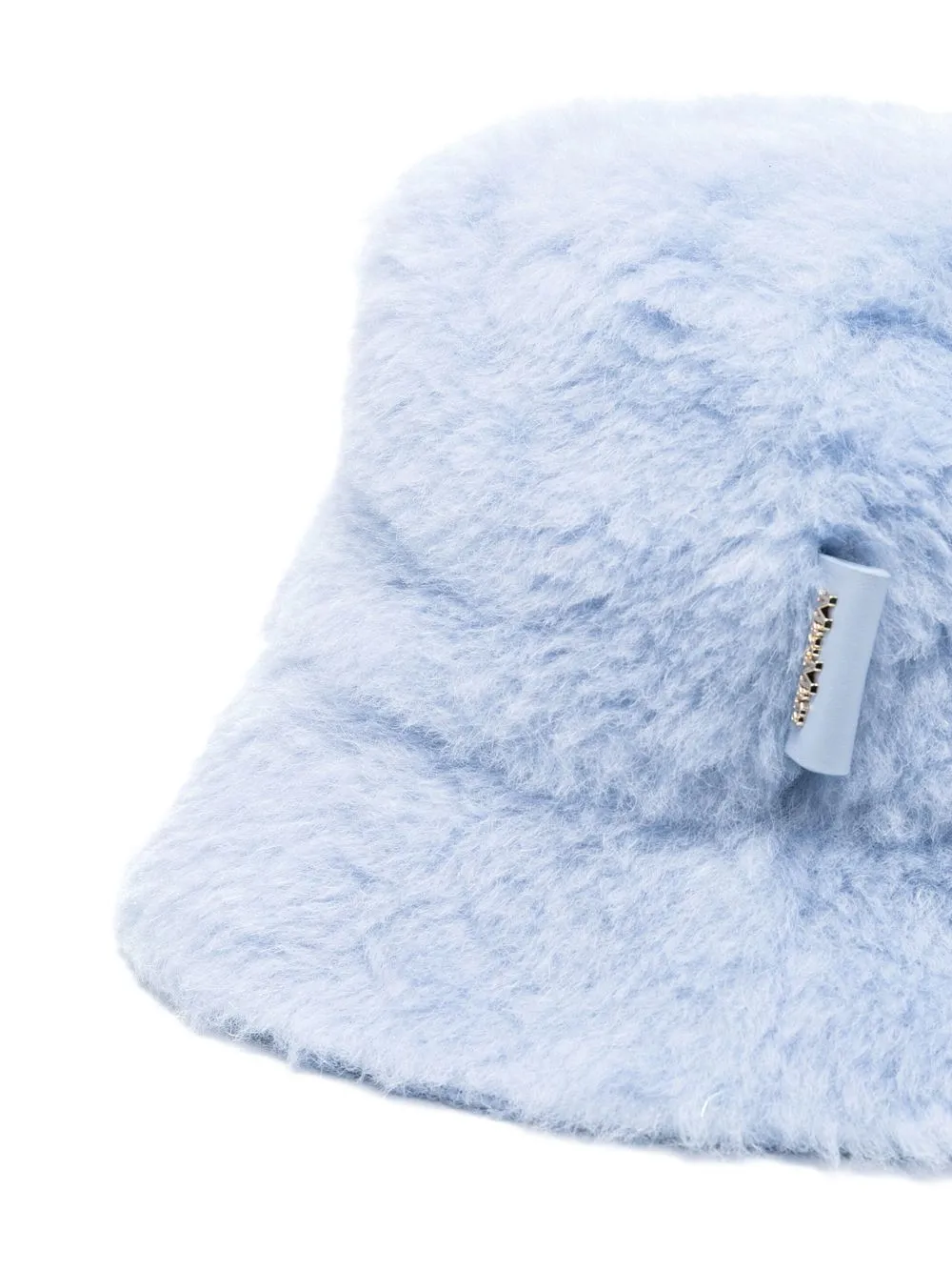 Max Mara Vissershoed van alpacawol - Blauw