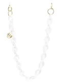 Linda Farrow chunky sunglasses chain - White